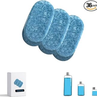 ZingPOP Toilet Foam Shield Tablets - Anti-Splash & Deodorizing, 36 Tablets