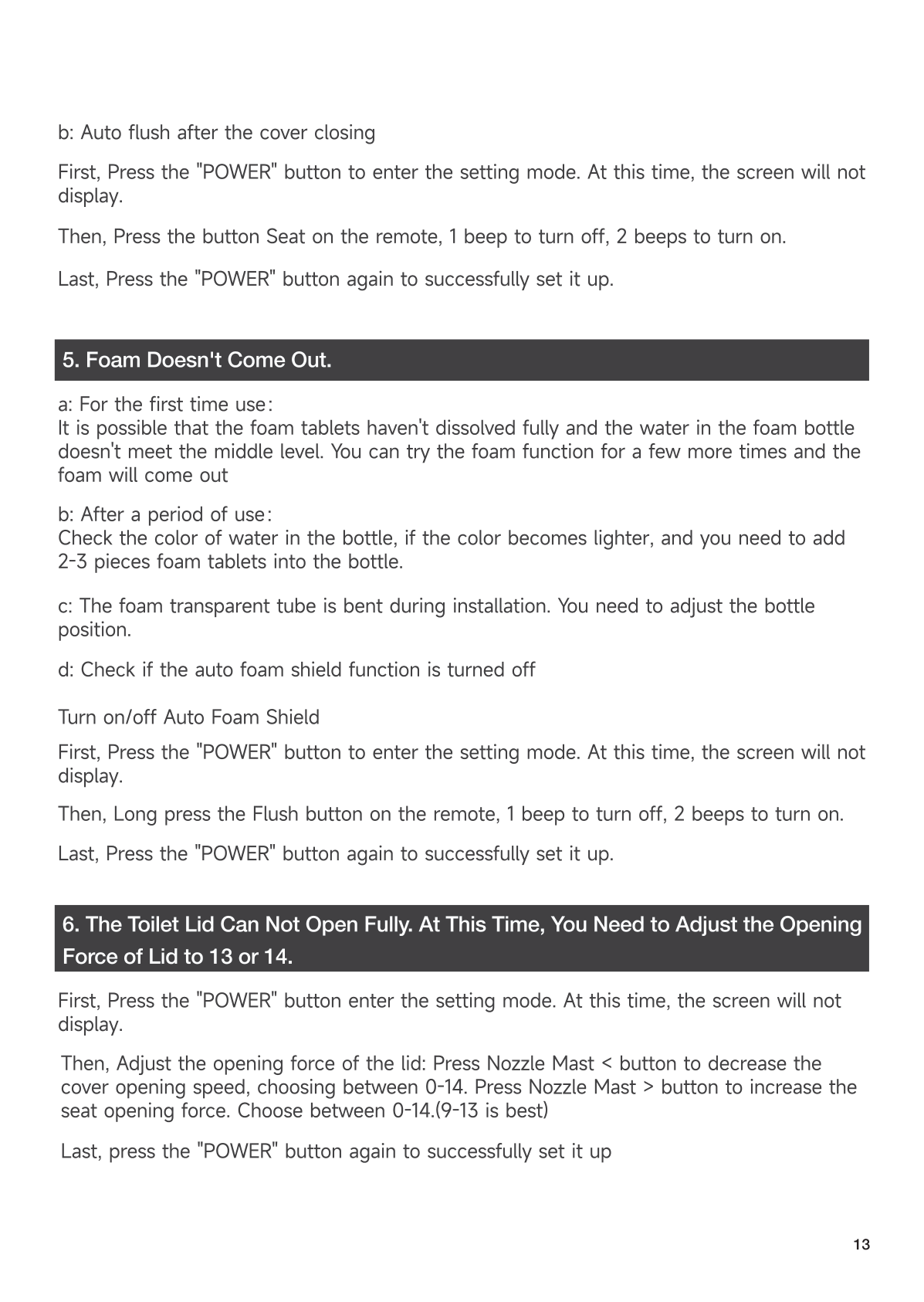 Troubleshooting page 2